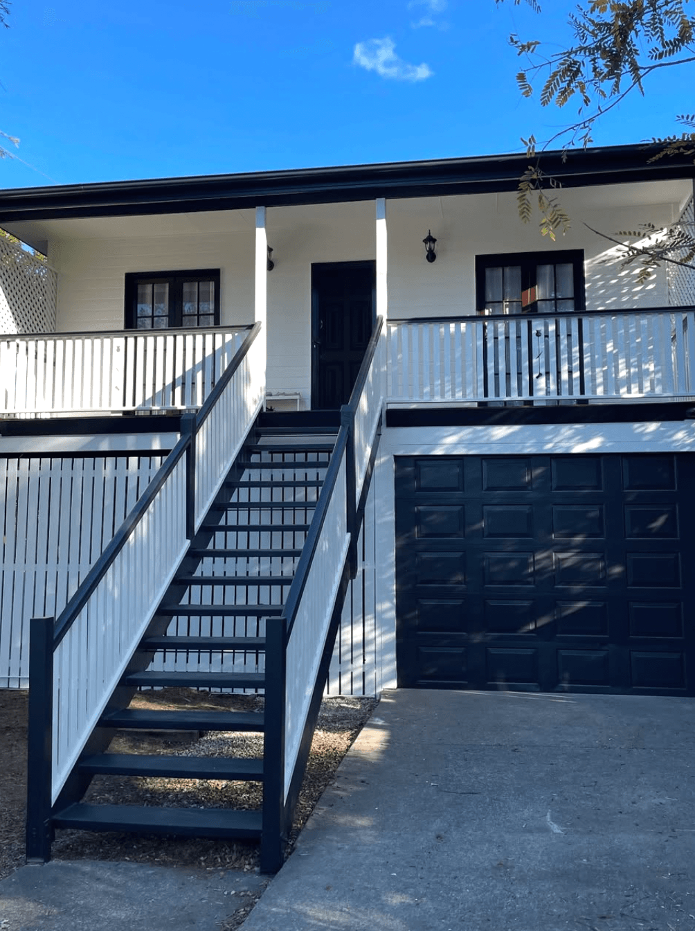 Front Porch & Staircase after